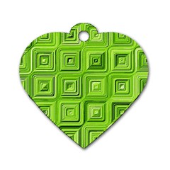 Electric Field Art Xvii Dog Tag Heart (two Sides) by okhismakingart