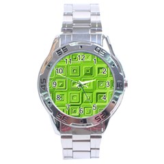 Electric Field Art Xvii Stainless Steel Analogue Watch by okhismakingart