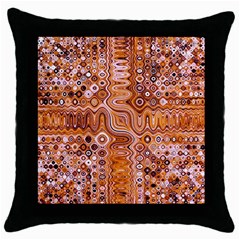 Electric Field Art Xviii Throw Pillow Case (black) by okhismakingart