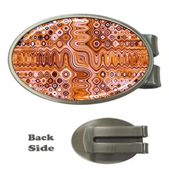 Electric Field Art Xviii Money Clips (oval)  by okhismakingart