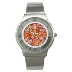 Electric Field Art Xviii Stainless Steel Watch by okhismakingart