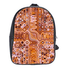 Electric Field Art Xviii School Bag (large) by okhismakingart