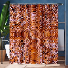 Electric Field Art Xviii Shower Curtain 60  X 72  (medium)  by okhismakingart