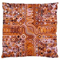 Electric Field Art Xviii Large Cushion Case (one Side) by okhismakingart