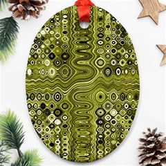 Electric Field Art Xix Ornament (oval) by okhismakingart