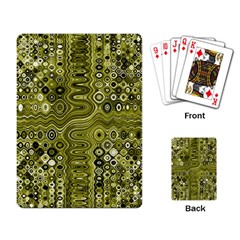 Electric Field Art Xix Playing Cards Single Design by okhismakingart