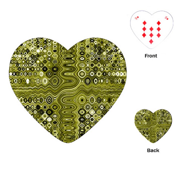 Electric Field Art XIX Playing Cards (Heart)