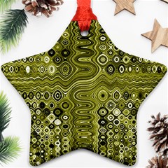 Electric Field Art Xix Star Ornament (two Sides) by okhismakingart