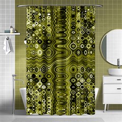 Electric Field Art Xix Shower Curtain 48  X 72  (small)  by okhismakingart