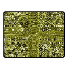 Electric Field Art Xix Double Sided Fleece Blanket (small)  by okhismakingart