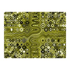 Electric Field Art Xix Double Sided Flano Blanket (mini)  by okhismakingart