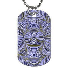 Electric Field Art Xx Dog Tag (one Side) by okhismakingart