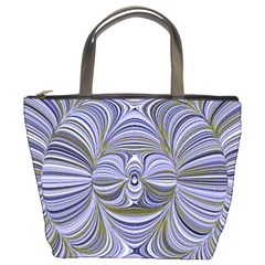 Electric Field Art Xx Bucket Bag by okhismakingart