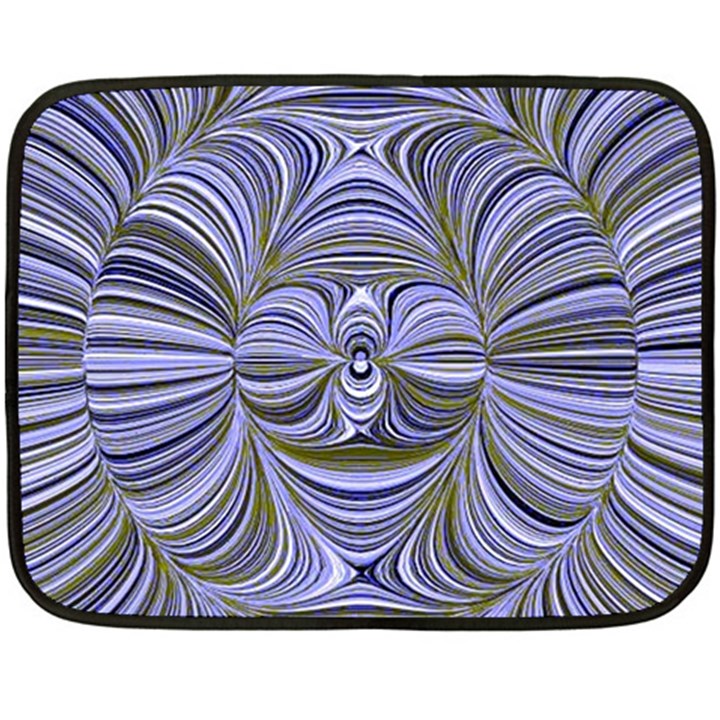 Electric Field Art XX Double Sided Fleece Blanket (Mini) 