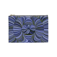 Electric Field Art Xx Cosmetic Bag (medium) by okhismakingart