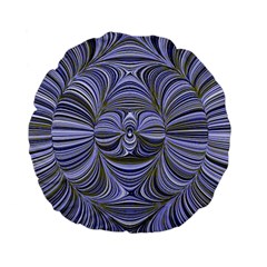 Electric Field Art Xx Standard 15  Premium Flano Round Cushions by okhismakingart