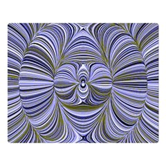 Electric Field Art Xx Double Sided Flano Blanket (large)  by okhismakingart