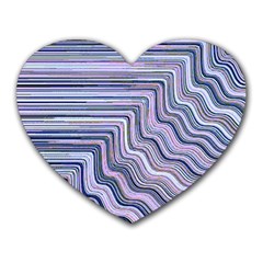 Electric Field Art Xxi Heart Mousepads by okhismakingart