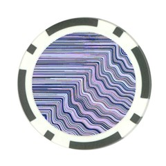 Electric Field Art Xxi Poker Chip Card Guard by okhismakingart