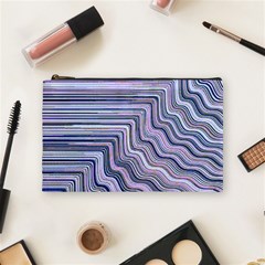 Electric Field Art Xxi Cosmetic Bag (medium) by okhismakingart