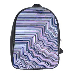 Electric Field Art Xxi School Bag (large) by okhismakingart