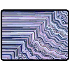 Electric Field Art Xxi Fleece Blanket (large)  by okhismakingart