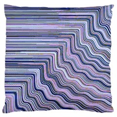 Electric Field Art Xxi Large Cushion Case (one Side) by okhismakingart