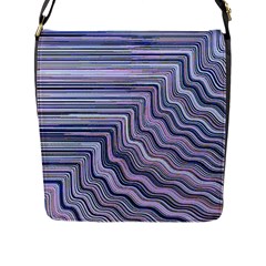 Electric Field Art Xxi Flap Closure Messenger Bag (l) by okhismakingart