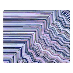 Electric Field Art Xxi Double Sided Flano Blanket (large)  by okhismakingart