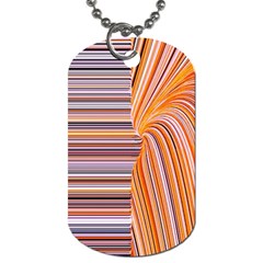 Electric Field Art Xxii Dog Tag (one Side) by okhismakingart