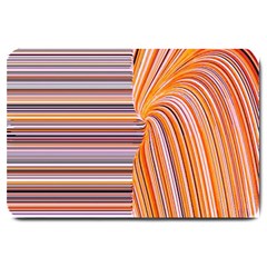 Electric Field Art Xxii Large Doormat  by okhismakingart