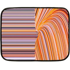 Electric Field Art Xxii Fleece Blanket (mini) by okhismakingart