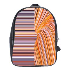 Electric Field Art Xxii School Bag (large) by okhismakingart