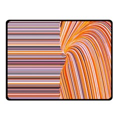 Electric Field Art Xxii Fleece Blanket (small) by okhismakingart