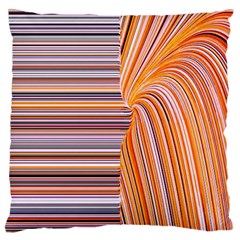 Electric Field Art Xxii Large Cushion Case (two Sides) by okhismakingart