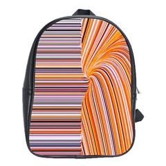 Electric Field Art Xxii School Bag (xl) by okhismakingart