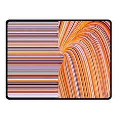 Electric Field Art Xxii Double Sided Fleece Blanket (small)  by okhismakingart