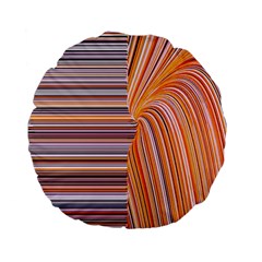 Electric Field Art Xxii Standard 15  Premium Flano Round Cushions by okhismakingart