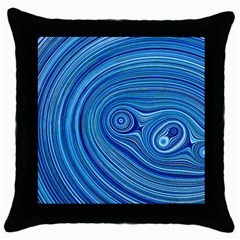 Electric Field Art Xxiii Throw Pillow Case (black) by okhismakingart