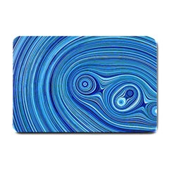 Electric Field Art Xxiii Small Doormat  by okhismakingart