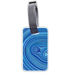 Electric Field Art Xxiii Luggage Tags (one Side)  by okhismakingart