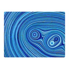 Electric Field Art Xxiii Double Sided Flano Blanket (mini)  by okhismakingart