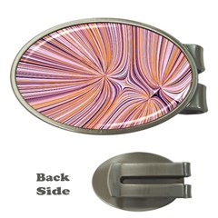 Electric Field Art Xxiv Money Clips (oval)  by okhismakingart