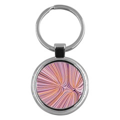 Electric Field Art Xxiv Key Chains (round)  by okhismakingart