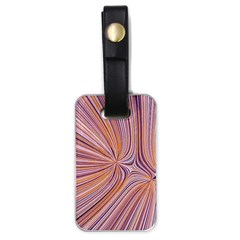 Electric Field Art Xxiv Luggage Tags (one Side)  by okhismakingart