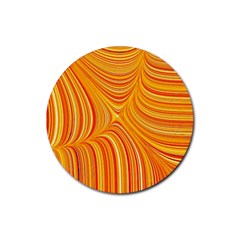 Electric Field Art XXV Rubber Coaster (Round) 