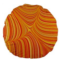 Electric Field Art XXV Large 18  Premium Flano Round Cushions