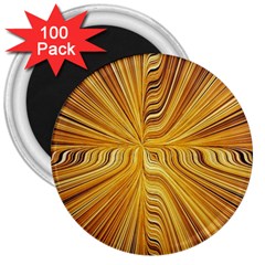 Electric Field Art Xxvi 3  Magnets (100 Pack) by okhismakingart