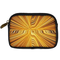 Electric Field Art Xxvi Digital Camera Leather Case by okhismakingart