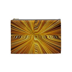 Electric Field Art Xxvi Cosmetic Bag (medium) by okhismakingart